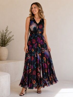 leifsdottir silk dress NWT sz 0 Anthropologie Sarita Swing Dress By Leifsdottir Silk 100% 5 Star Review